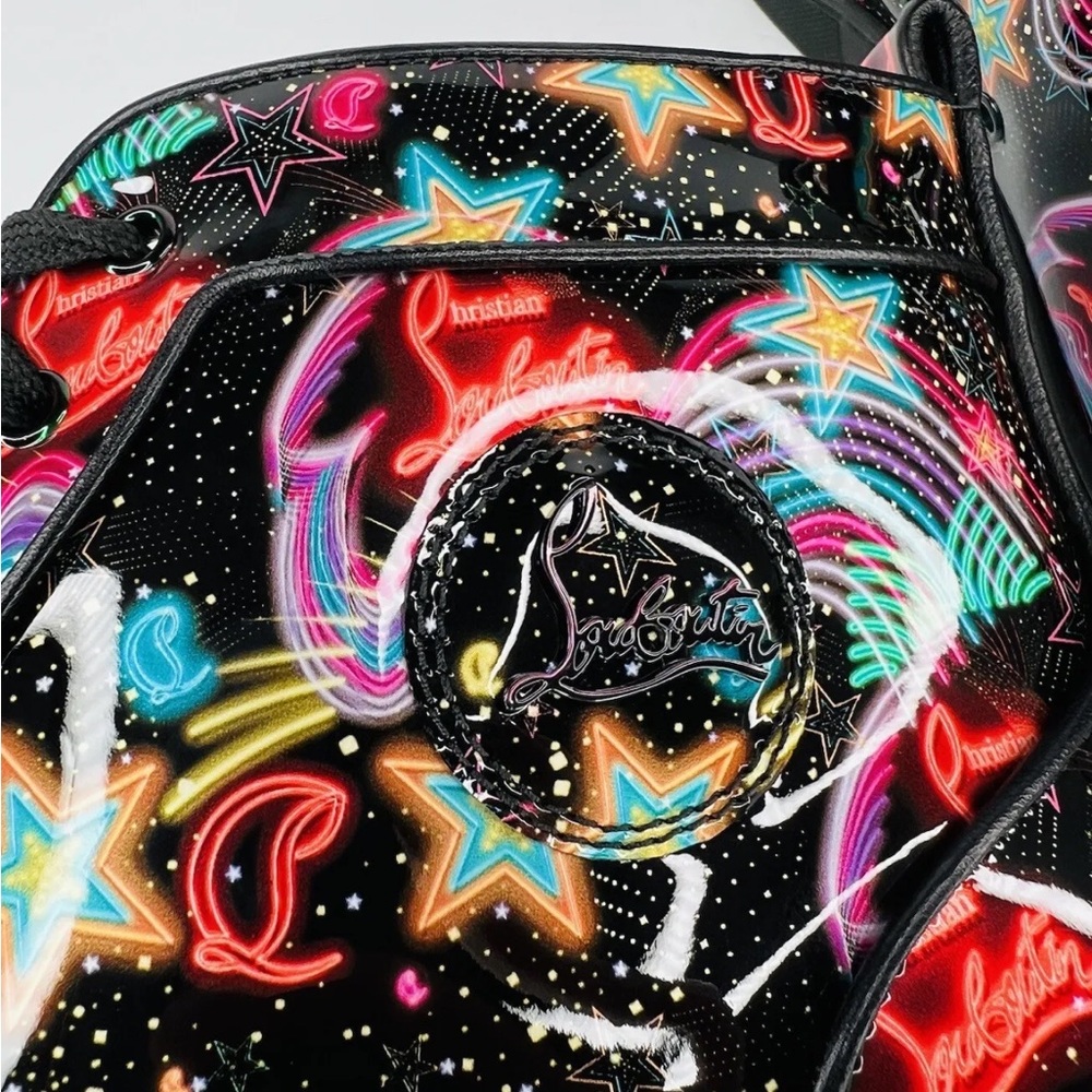Christian Louboutin Louis Orlato Starlight
Patent High Top Sneaker